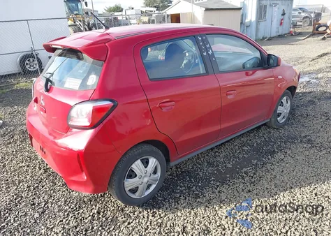 2021 Mitsubishi Mirage Carbonite Edition/Es/Le z USA, uszkodzony, nr VIN ML32AUHJ8MH007945